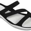 Παντόφλα Crocs 203998-066 black-white Swiftwater Sandal-Women