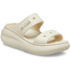 Πλατφόρμες Crocs 207670-2Y2 bone Classic Crush Sandal-Γυναικεία
