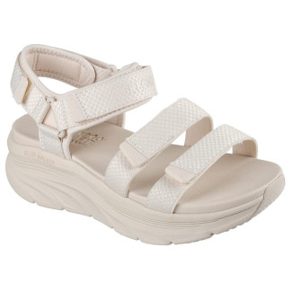 Γυναικεία πέδιλα Skechers 119828-NAT Relaxed Fit-D'Lux Walker-Going Out Vibes