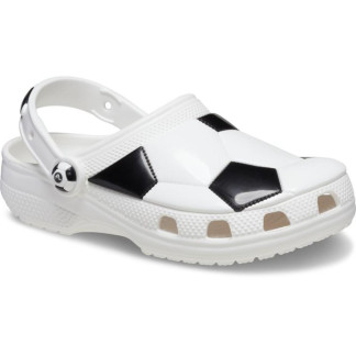 Σαμπό Crocs 210157-103 white/black Classic Soccer Ball Clog k-Παιδικά