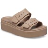 Πλατφόρμες Crocs 207431-2Q9 latte Brooklyn Buckle Low WDG-Γυναικεία