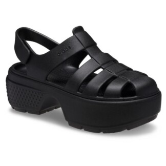 Σανδάλια Crocs 209938-001 black Stomp Fisherman Sandal-Γυναικεία