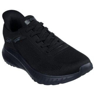 Ανδρικά παπούτσια Skechers 118312-BBK Bobs Squad Chaos-Solid Step Slip-Ins