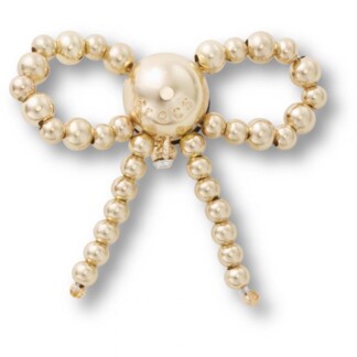 Αξεσουάρ Crocs 10016719 Gold Beaded Bow-Jibbitz