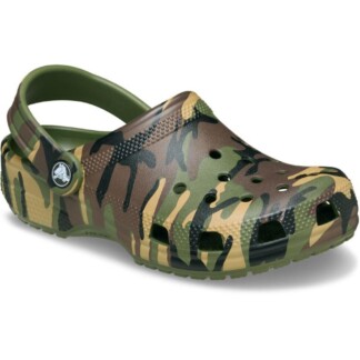 Σαμπό Crocs 211879-3TC army Classic Camouflage Clog K-Παιδικά Εφηβικά