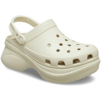Σαμπό πλατφόρμες Crocs 206302-2Y2 bone Bae Clog-Γυναικεία