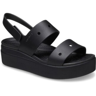 Πέδιλα πλατφόρμες Crocs 210676-001 black Brooklyn 4U-Γυναικεία