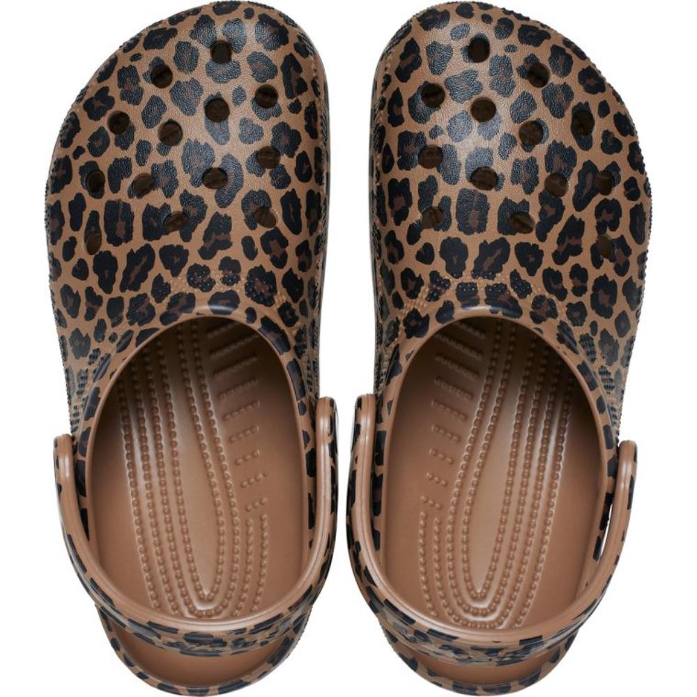 Σαμπό Crocs 211800-2LD sepia/leopard Classic Animal Clog-Γυναικείο