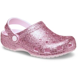 Σαμπό Crocs 211939-6ZW pink milk Classic Chunky Glitter Clog K-Παιδικά-Εφηβικά