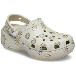 Σαμπό πλατφόρμα Crocs 212668-1WY meteor Classic Platform Floral Clog-Γυναικείο